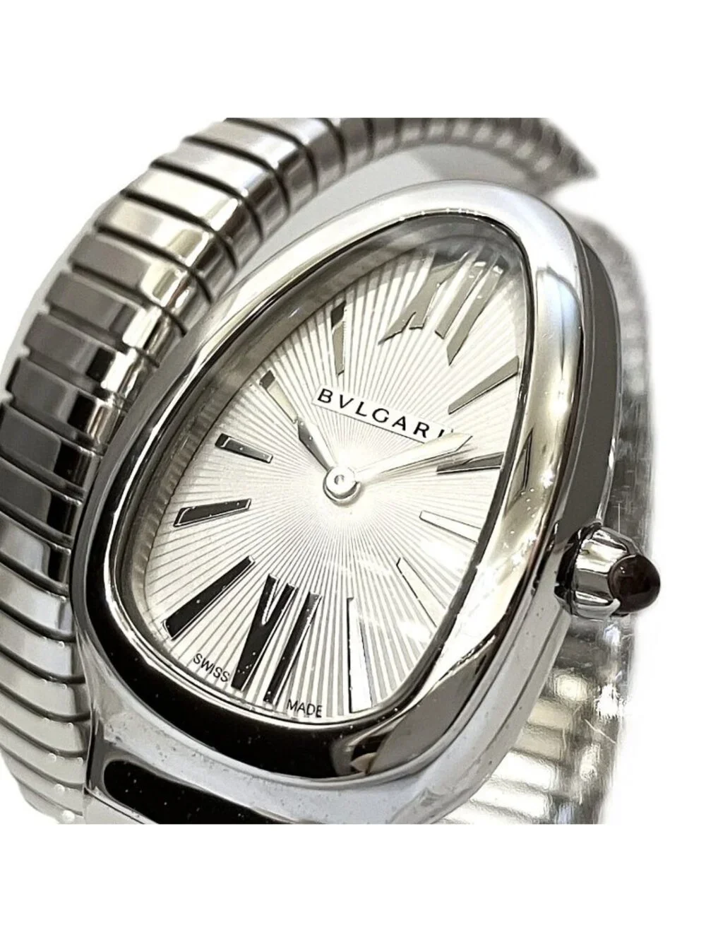 Bvlgari Serpenti Watch Gross SS Silver Dial